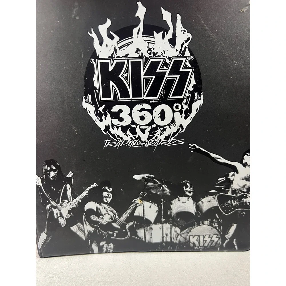 KISS 360 Trading Cards Collector Binder 2009 Press Pass Rock Band 3-Ring Album